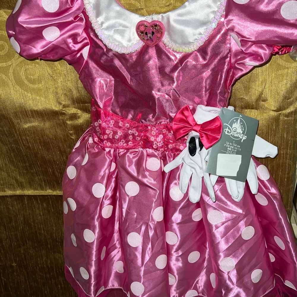 Mini pink girls dress new
